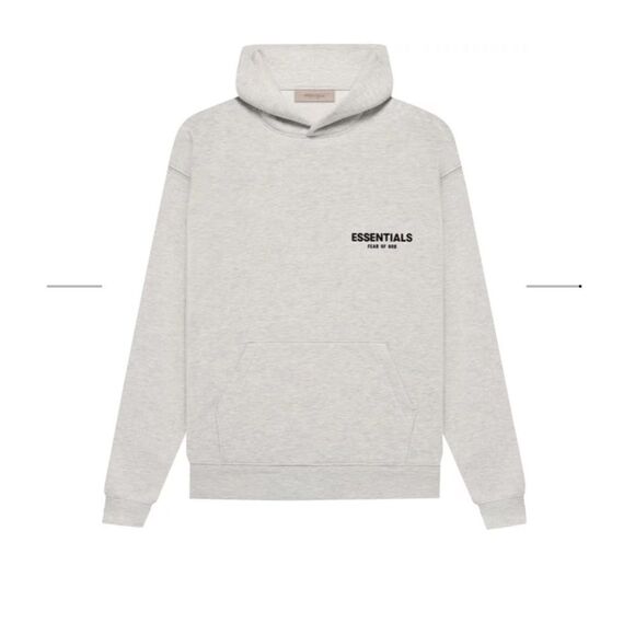 Fear of God Other - Fear of God Essentials Logo Pullover Sweatshirt/Hoodie Light Oatmeal NWT in pkg